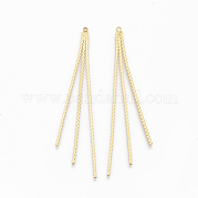Латунная цепочка кисточка большие подвески KK-Q762-002G-NF