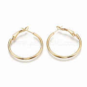 Серьги-кольца из нержавеющей стали 304 STAS-S078-08-40mm