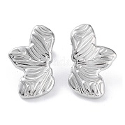 Серьги-гвоздики из нержавеющей стали 304 EJEW-H115-02P