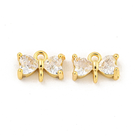 Латунные подвески из прозрачного кубического циркония KK-B096-04G-1