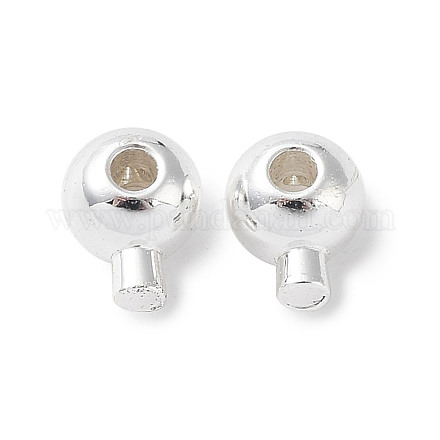 Зажимные бусины из латуни KK-Z030-16A-S-1