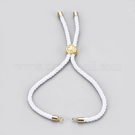 Изготовление браслетов из хлопка KK-F758-03L-G-1