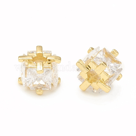 Прозрачные стеклянные бусины KK-P228-49G-1