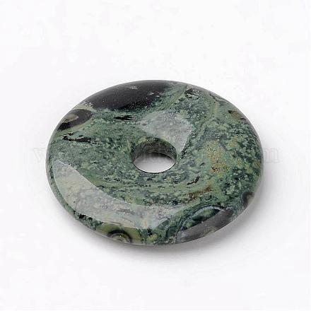 Подвески из натуральной камбабы с яшмой G-K099-30mm-1