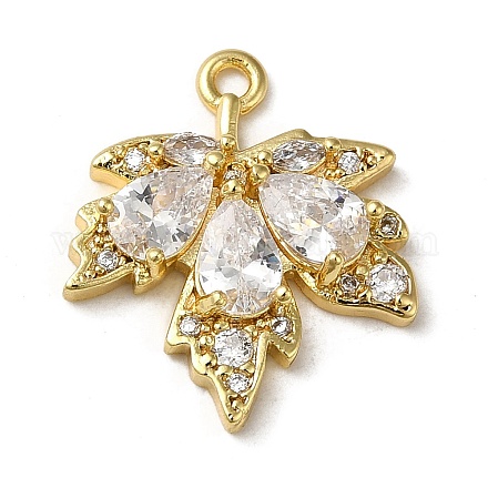 Латунные микро проложить кубического циркония подвески KK-F865-06G-01-1