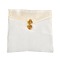 Organza Bags, with Chinese Dress Buttons, Rectangle, Beige, 25x25.5x1.1cm