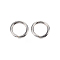 Tarnish Resistant 304 Stainless Steel Open Jump Rings, Stainless Steel Color, 10x1.5mm, about 7mm inner diameter