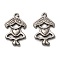 Non-Tarnish 304 Stainless Steel Pendants, Stainless Steel Color, 28.5x18.5x2.5mm, Hole: 2mm