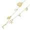 Bohemian Summer Beach Style 18K Gold Plated Shell Shape Initial Pendant Necklaces