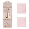 Polyester Jewelry Storage Bags, Jewelry Roll Packing Bags, for Rings, Earrings, Necklaces Storage, Pink, 15.5x14cm