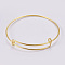 Alloy Bangle Making, Golden, 2-1/2 inch(65mm)