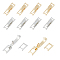 20Pcs 2 Colors Eco-Friendly Brass Watch Band Clasps, Long-Lasting Plated, Lead Free & Cadmium Free, Platinum & Golden, 17x4.5x4mm, 10pcs/color