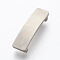 Non-Tarnish 304 Stainless Steel Slide Charms, Rectangle, Stainless Steel Color, 38x10x6mm, Hole: 3x8mm