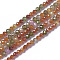 Cubic Zirconia Beads Strands, Faceted, Round, Colorful, 3x2.5~3mm, Hole: 0.3mm, about 114~141pcs/strand, 37cm