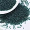 MIYUKI Delica Beads, Cylinder, Japanese Seed Beads, 11/0, Inside Colours Luster, (DB0275) Lined Emerald Luster, 1.3x1.6mm, Hole: 0.8mm, about 100000pcs/500g