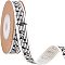 NBEADS 11 Yards Musical Notes Ribbons, 15mm Wide Musical Notes Craft Ribbon Printed Music Note Cotton Ribbon with Spool for Gift Packaging Party Decoration Sewing Craft