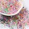 Glass Seed Beads, Peanut, Mixed Color, 5.5~6x3~3.5x3mm, Hole: 1~1.2mm, about 4000pcs/pound