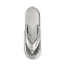 304 Stainless Steel Pendants, Flip Flops Charms, Antique Silver, 22x6.5x5mm, Hole: 6.5x2.5mm