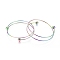 Ion Plating(IP) 304 Stainless Steel Bangles Making, Rainbow Color, 2-1/2 inch(6.5cm)
