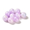 Opaque Acrylic Beads, Gradient Colorful, Round , Plum, 8mm, Hole: 1.8mm, about 2083pcs/500g