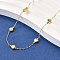 Heart Brass Link Chain Necklaces, Lead Free & Cadmium Free, Long-Lasting Plated, Rack Plating, Real 18K Gold Plated, 17.52 inch(44.5cm)