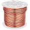 BENECREAT 12 17 18 Gauge Aluminum Wire (12 Gauge,100FT) Anodized Jewelry Craft Making Beading Floral Colored Aluminum Craft Wire - Copper