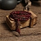 108 Beads Prayer Mala Bracelet, Imitation Sandal Wood Round Beaded Wrap Bracelet Necklaces for Ramadan & Eid Mubarak, Indian Red, 23-5/8 inch(60cm)
