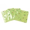 Plastic Zip Lock Bag, Storage Bags, Self Seal Bag, with Top Seal, Cartoon, Green, Fruit, 10x11x0.15cm, Unilateral Thickness: 2.7 Mil(0.07mm), 100pcs/bag