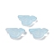 Transparent Glass Beads, Bird, Baking Paint, Light Blue, 10x20x8mm, Hole: 1.2mm