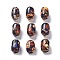 Natural Imperial Jasper Beads, Dyed, Rice, Chocolate, 14.5x10mm, Hole: 1.4mm