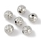 CCB Plastic Beads, Round, Silver, 7.5x7mm, Hole: 1.8mm