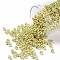 TOHO Round Seed Beads, Japanese Seed Beads, (559) Yellow Gold Metallic, 8/0, 3mm, Hole: 1mm, about 222pcs/10g