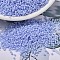 MIYUKI Delica Beads, Cylinder, Japanese Seed Beads, 11/0, (DB1596) Matte Opaque Agate Blue AB, 1.3x1.6mm, Hole: 0.8mm, about 2000pcs/10g