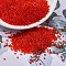 MIYUKI Delica Beads, Cylinder, Japanese Seed Beads, 11/0, Transparent Colours Rainbow, (DB0704) Transparent Red Orange, 1.3x1.6mm, Hole: 0.8mm, about 100000pcs/500g