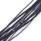 Round Elastic Cord, Black, 0.8mm, about 22m/Bundle