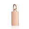 Ion Plating(IP) 304 Stainless Steel Pendants, with Jump Ring, Manual Polishing, Rectangle Charm, Stamping Blank Tag, Rose Gold, 14x6x1mm, Hole: 3.5mm