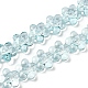 Прозрачные стеклянные бусины GLAA-H038-02C-1