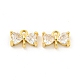Латунные подвески из прозрачного кубического циркония KK-B096-04G-1