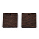 Подвески из натурального дерева венге WOOD-T023-79-2
