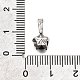 Латунные микро проложить кубического циркония подвески KK-D356-05E-P-3