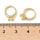 Латунь прокладывает кубические циркониевые прелести KK-Q068-26G-2