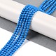 Синтетических нитей бирюзовые бусы G-U004-02D-2