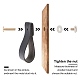 Ручка шкафа из искусственной кожи DIY-WH0258-80C-5