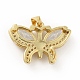 Латунные микро проложить кубического циркония подвески KK-B059-34G-D-2