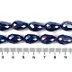 Непрозрачные однотонные гальванические стеклянные бусины EGLA-N013-P6mm-B03-4