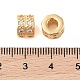 Латунные микропаве из прозрачного кубического циркония KK-B100-017G-3