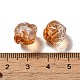 Прозрачные стеклянные бусины GLAA-D025-04F-3
