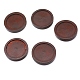 Оправа кабошон из натурального дерева WOOD-WH0115-37B-F-1