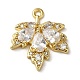 Латунные микро проложить кубического циркония подвески KK-F865-06G-01-1