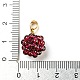 Подвески из натурального граната G-D094-08G-3